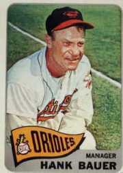 1965 Topps Baseball Cards      323     Hank Bauer MG